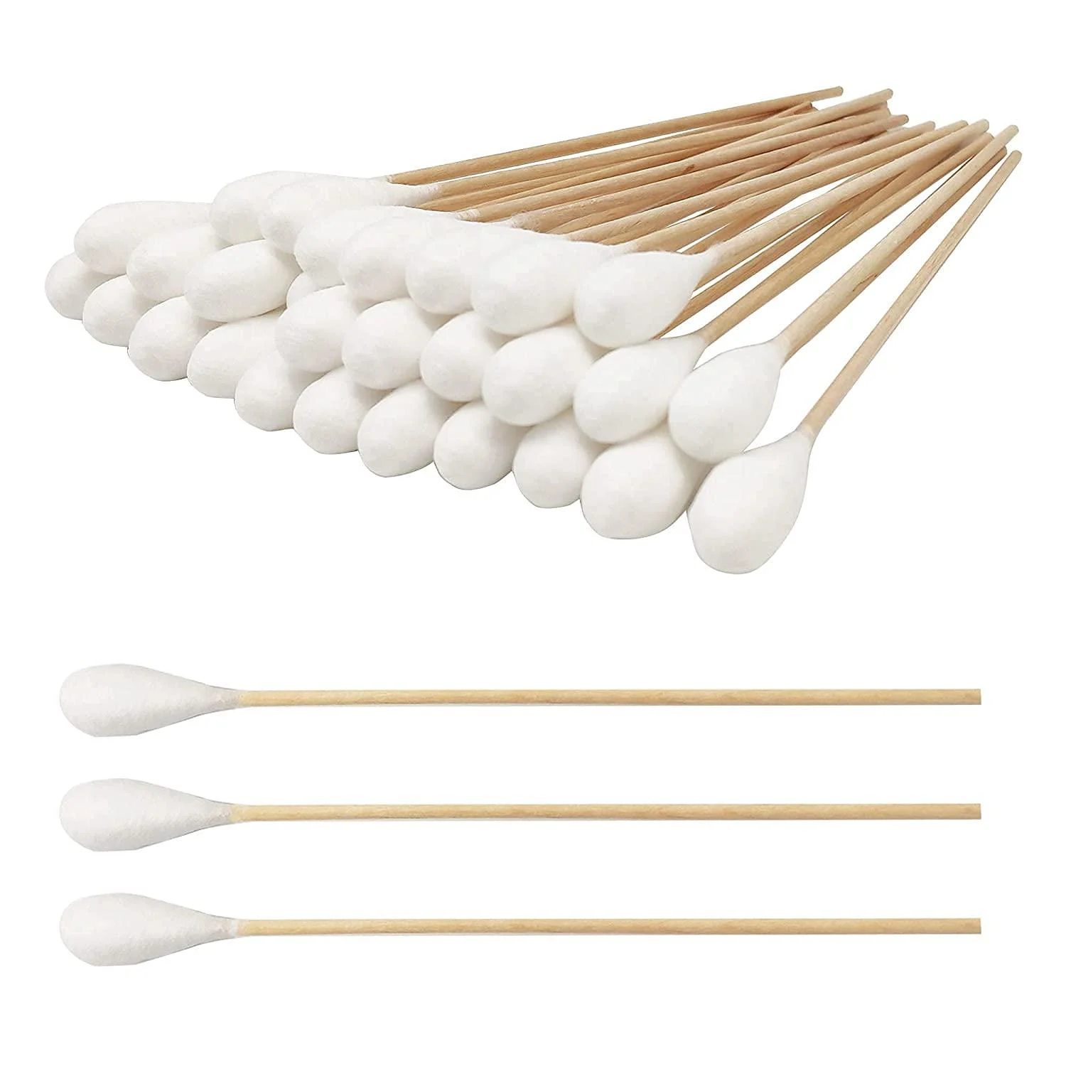 6 Inch Long Cotton Swabs (Large Size) 600pcs for Pets, Gun Cleaning or Makeup Large Size 600pcs - Equate Omeprazole Delayed Release Tablets 20 mg