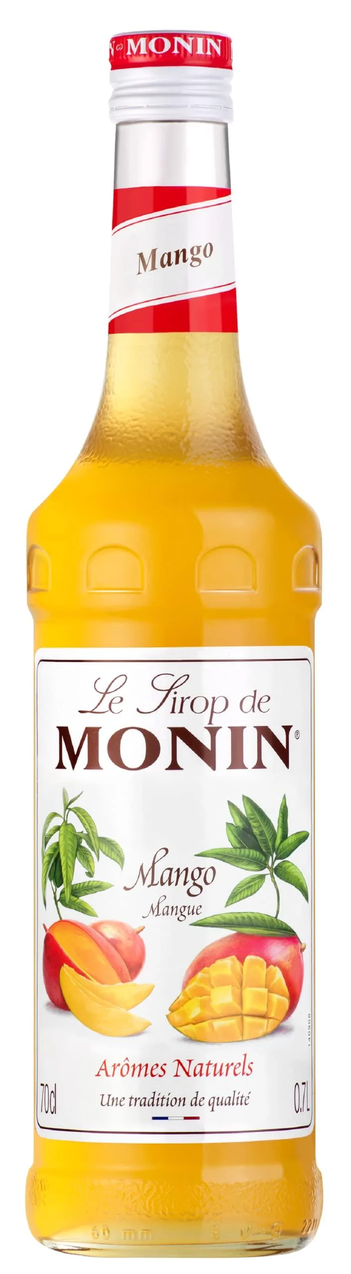 MONIN Premium Mango Syrup 700ml for Cocktails and Mocktails. Vegan-Friendly Allergen-Free 100% Natural Flavours and Colourings Mango 700 ml (Pack of 1)