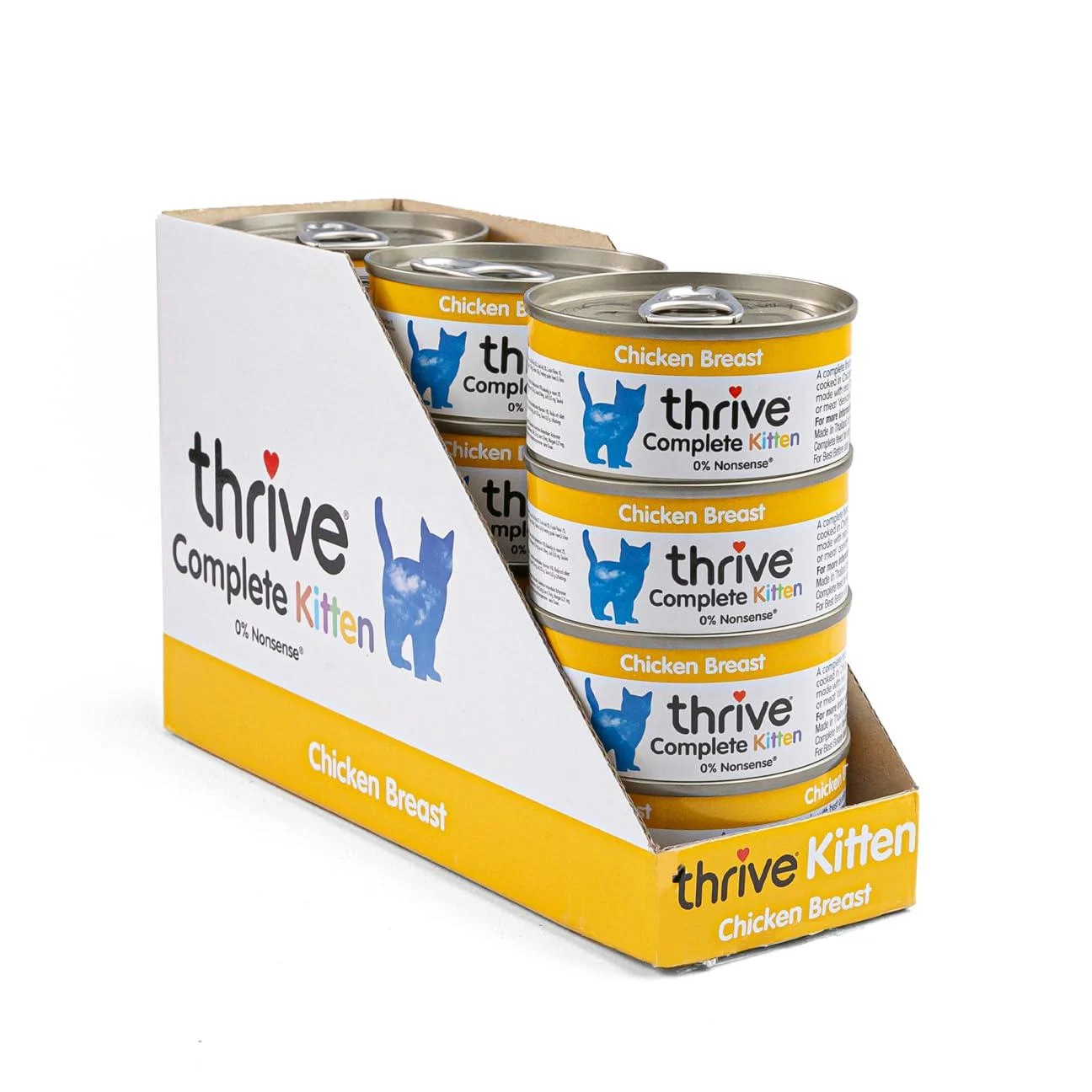 thrive Cat 100% COMPLETE - KITTEN CHICKEN (pack of 12) Chicken 75 g (Pack of 12)