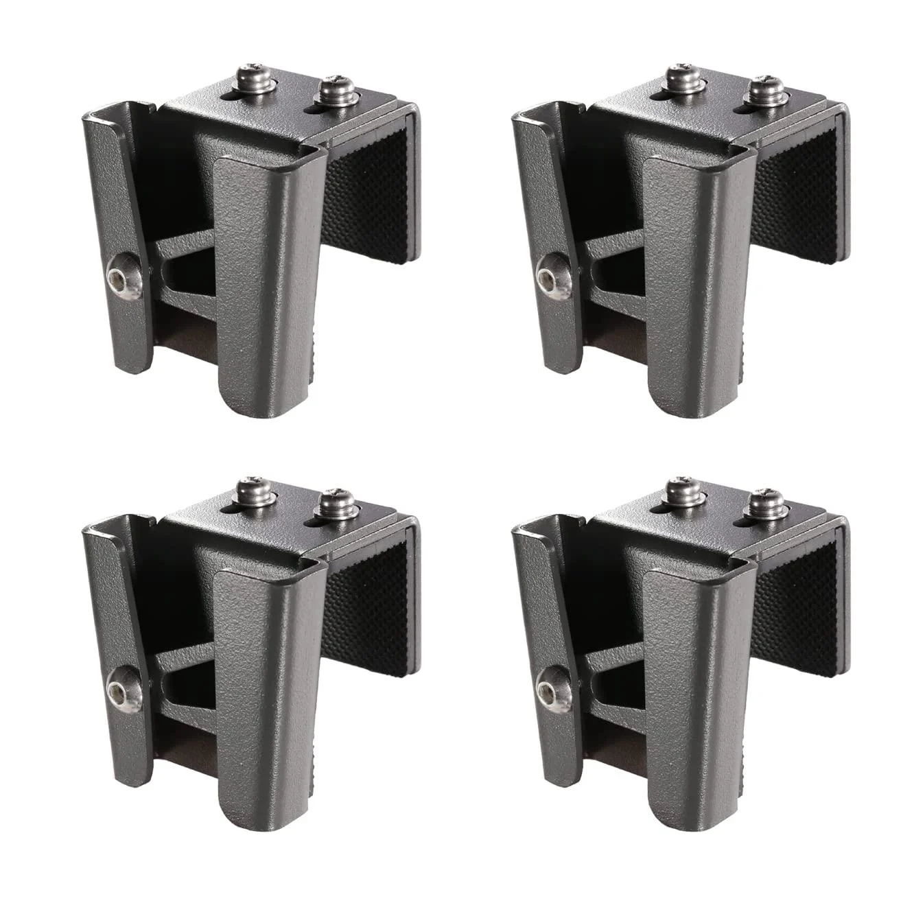 NKEOSN Pontoon Fender Clips with Spring, Boat Fender Clips for Square Rails, Adjustable Stainless Steel Bumpers Hangers, Boat Bumper Clips 4 PACK
