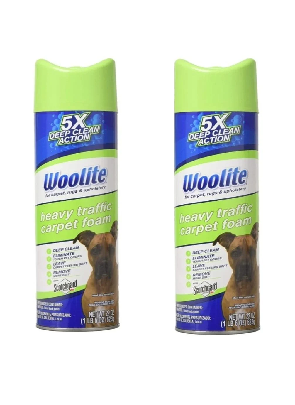 Woolite One Step Foam Carpet Cleaner - 22 oz - 2 pk
