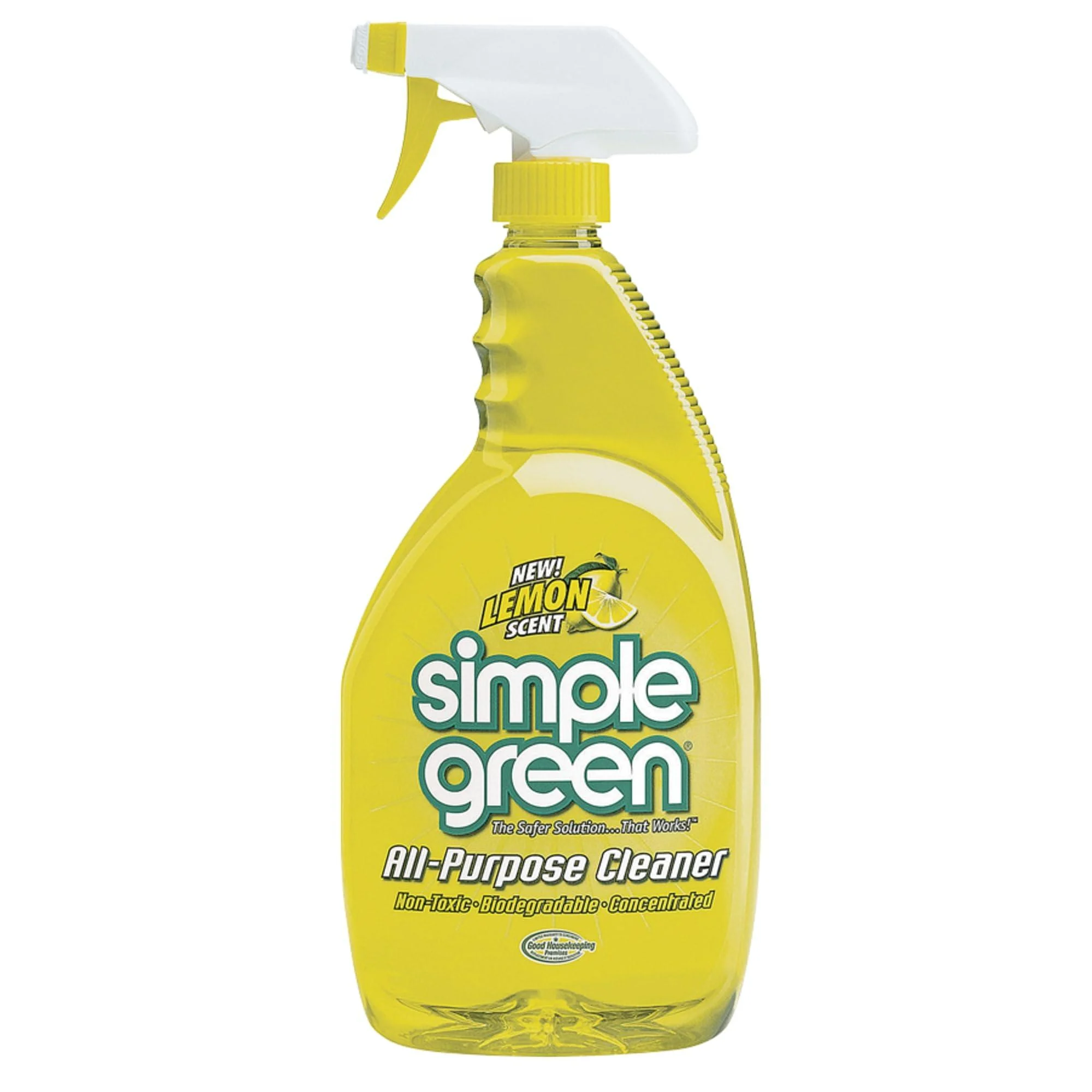 Simple Green SPG14002 All-Purpose Cleaner and Degreaser Trigger Spray 24-Ounce Lemon