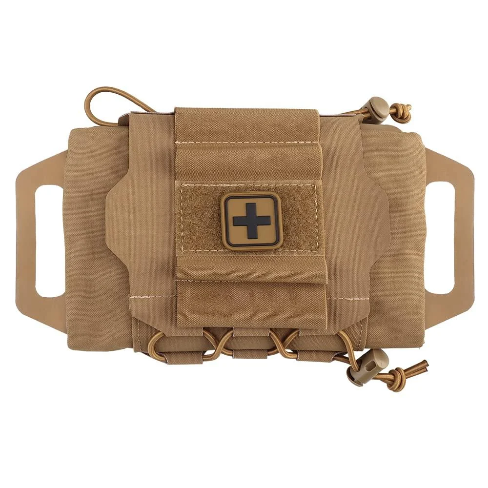 Tactical Military Bag MOLLE Rapid First Aid Belt Pouch Survival Two Piece System Med Roll Carrier Hypalon Handle Bag Cb - GYDEHUTJ