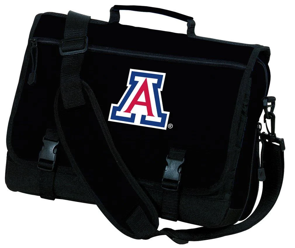 University of Arizona Laptop Bag Arizona Wildcats Computer Bag or Messenger Bag - Broad Bay