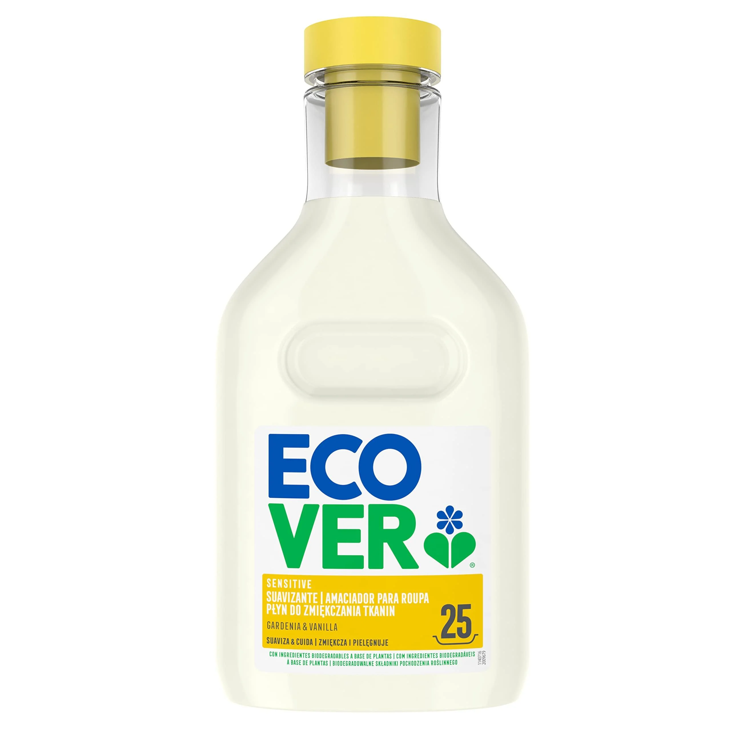 Ecover Gardenia and Vanilla Fabric Softener 750 ml Vanilla 200 pieces (1 pack)