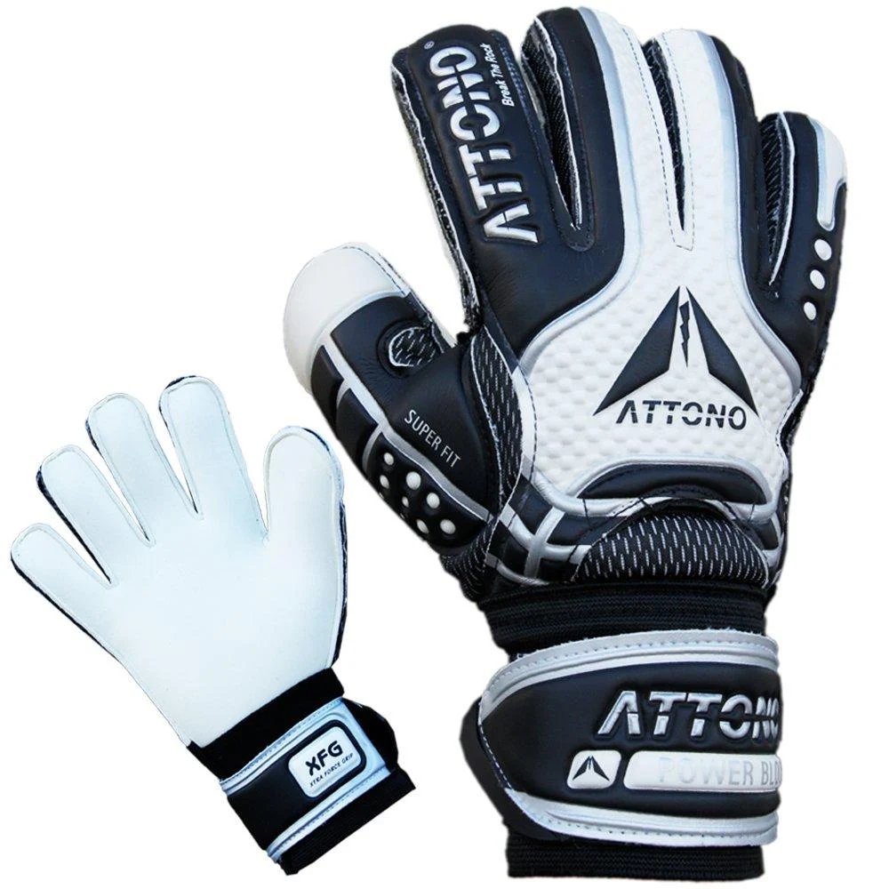 ATTONO Goalkeeper Gloves Power Block V01 Fingersave Goalkeeper Gloves (3-11) 8
