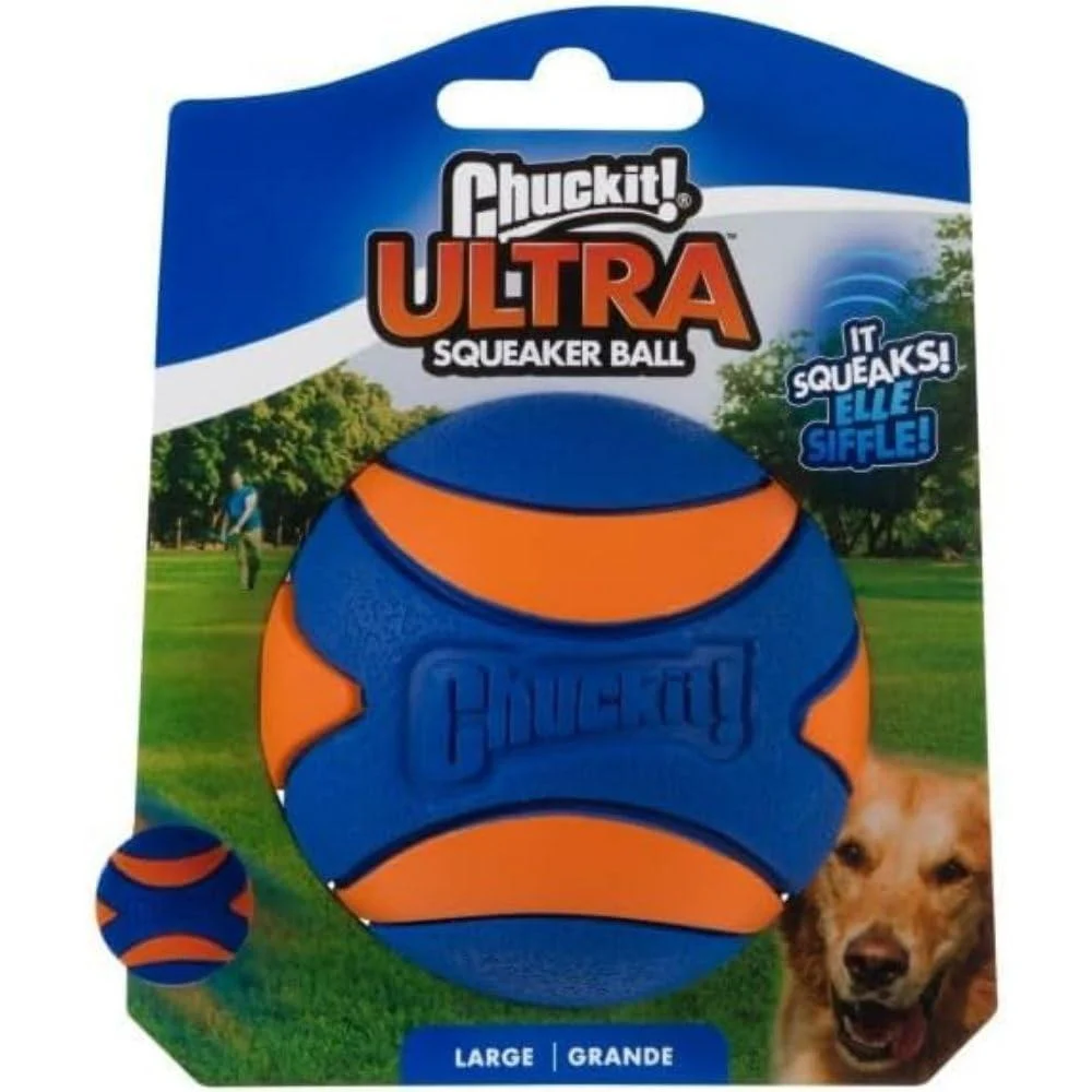 Chuckit! CH52069 Ultra Squeaker Ball Large 1-pack Multi L