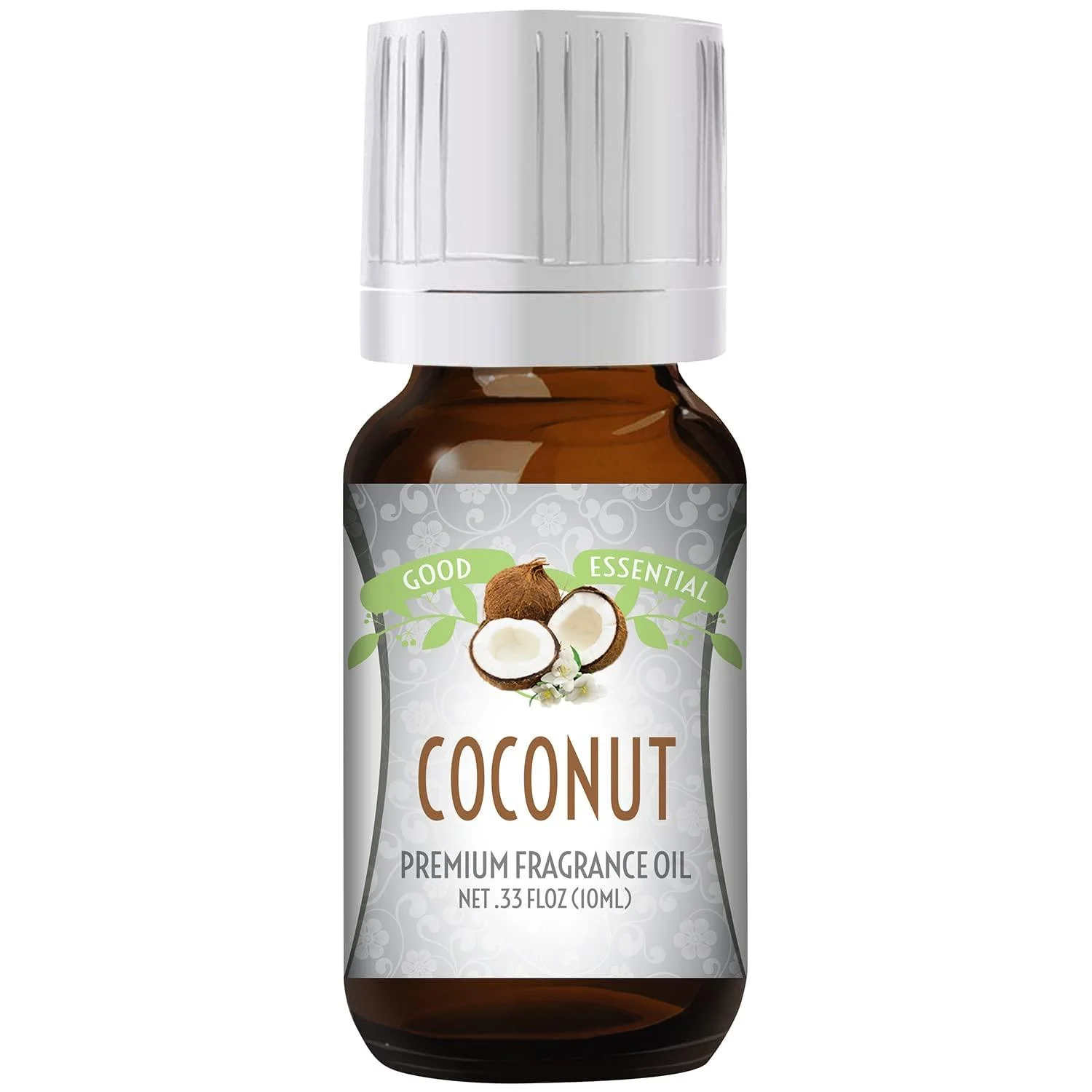 Good Essential 10ml Oils - Coconut Fragrance Oil - 0.33 Fluid Ounces Coconut 0.33 Fl Oz (Pack of 1)
