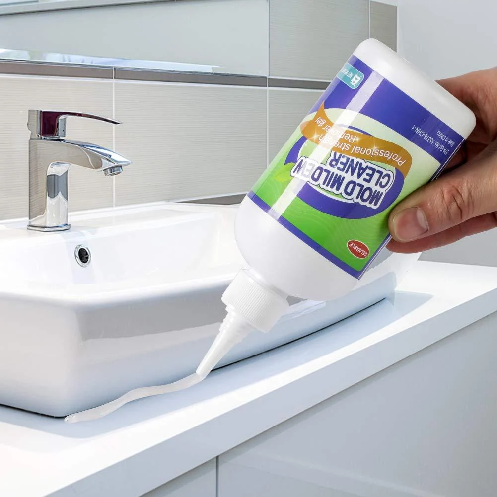 GELIVABLE Mold Mildew Cleaner Gel Household Cleaner for Wall Tiles Grout Sealant Bathroom Cleaning Home Kitchen Sinks Cleaning - 8 Fl.Oz(Pack of 1) 8 Fl Oz (Pack of 1)