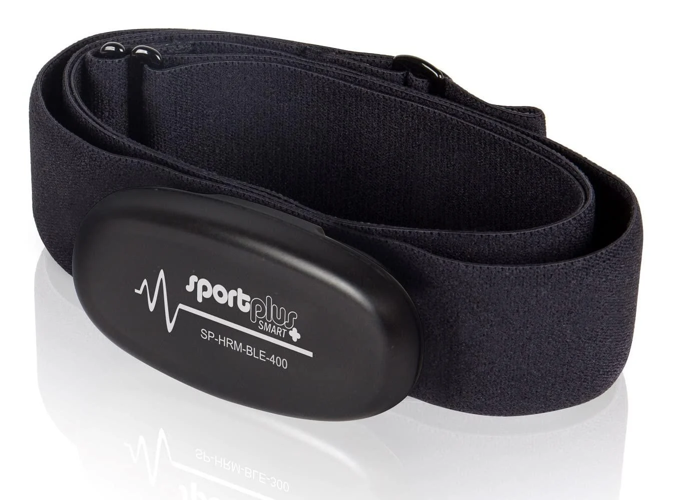Sportplus 4.0 Heart rate breast belt with app compatibility for iOS (from 7.1) Android (from 4.3) and Windows Phone with Ant+ and 5.3 kHz-SPHRM-BLE-400