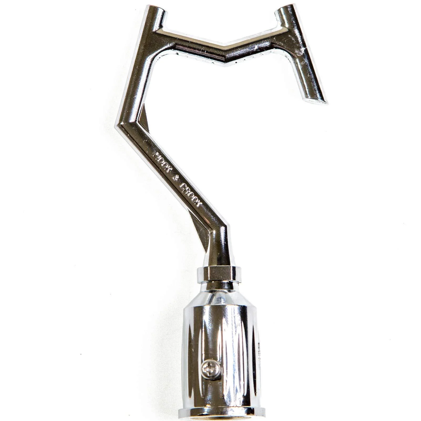 DocaPole Big-Reach Pole Hook Attachment for Extension Pole | Telescopic Pole Hook for Hanging Lights | Christmas Lights Hanging Pole | Retrieval Hook | Boat Hook (Pole NOT Included)