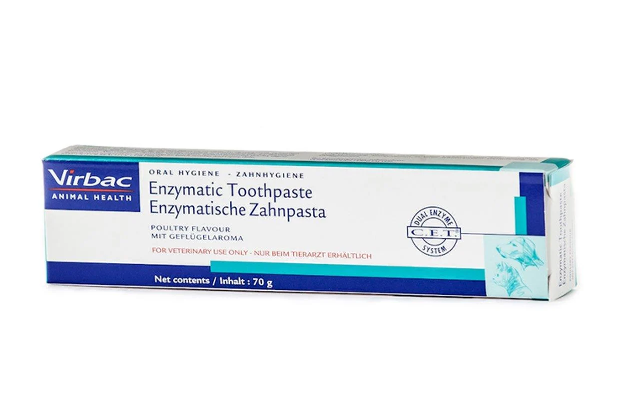 Virbac C.E.T. Toothpaste - Chicken Flavour - 70g Poultry 70 g (Pack of 1)