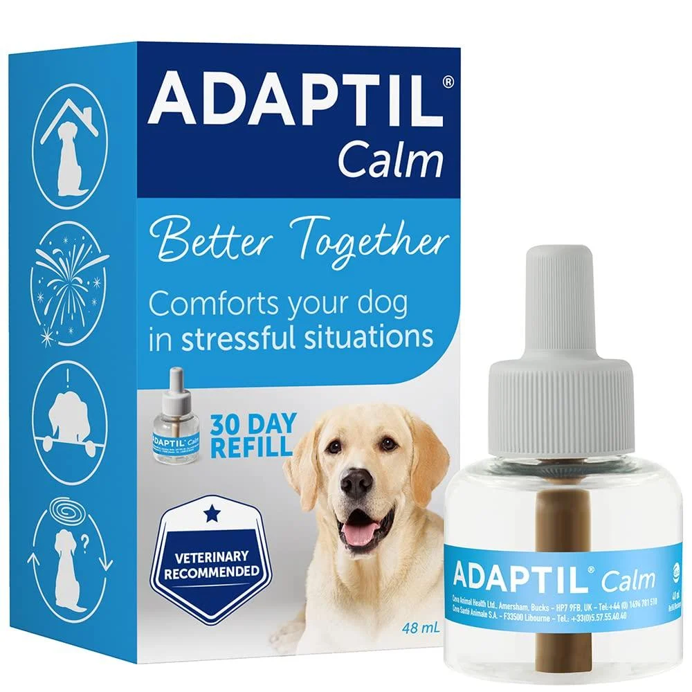 ADAPTIL Calm 30 day Refill helps dog cope with behavioural issues and life challenges - 48 ml (Pack of 1) 30 day refill pack