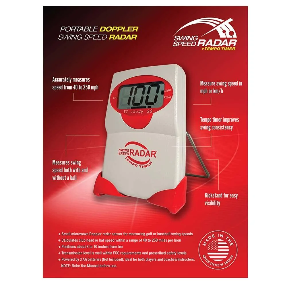 Sports Sensors Golf Tee Speed Meter - swing speed radar