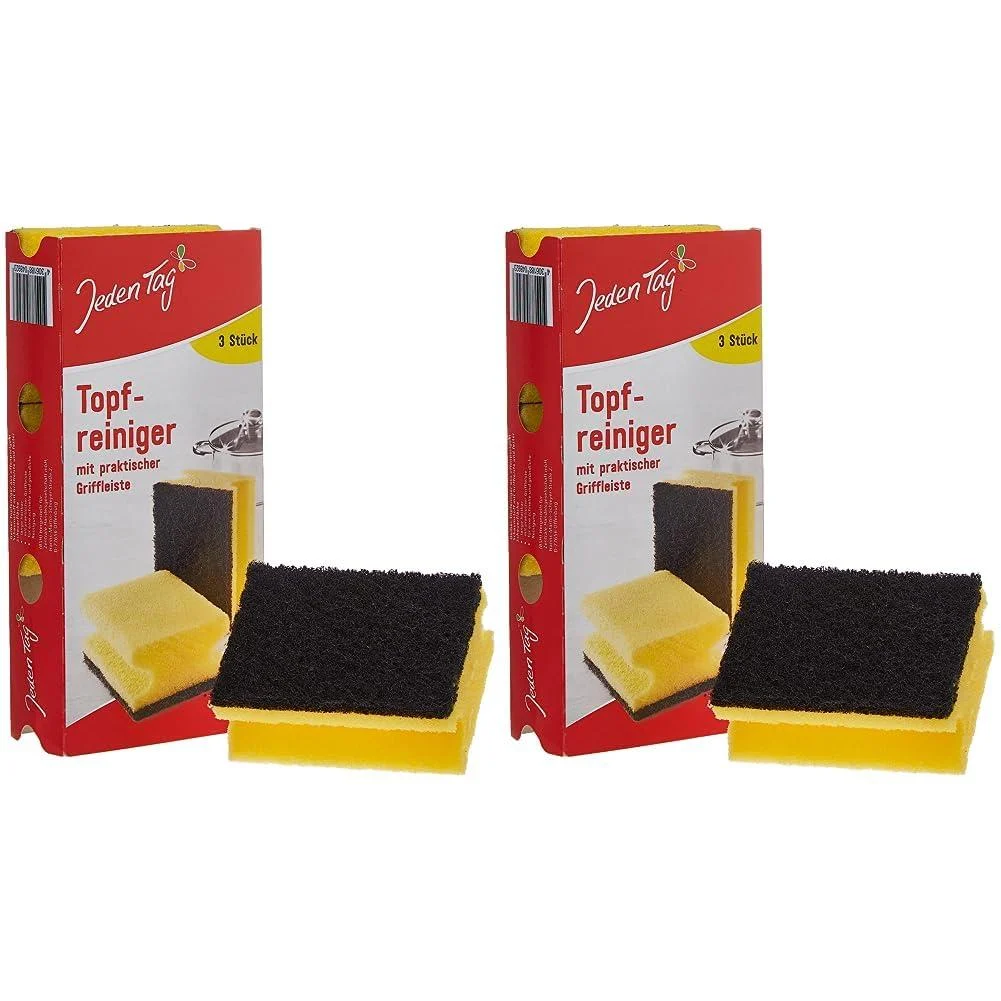 Every day scourer pack of 6 (1 x 3 pieces) 3 pieces (pack of 2) - Jeden Tag