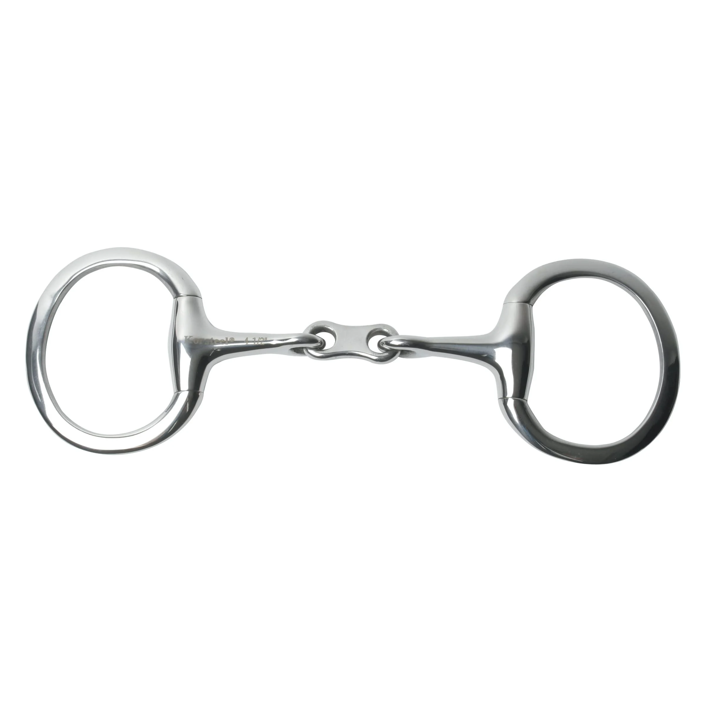 Korsteel Stainless Steel French Link Eggbutt Snaffle Bit 5.25"