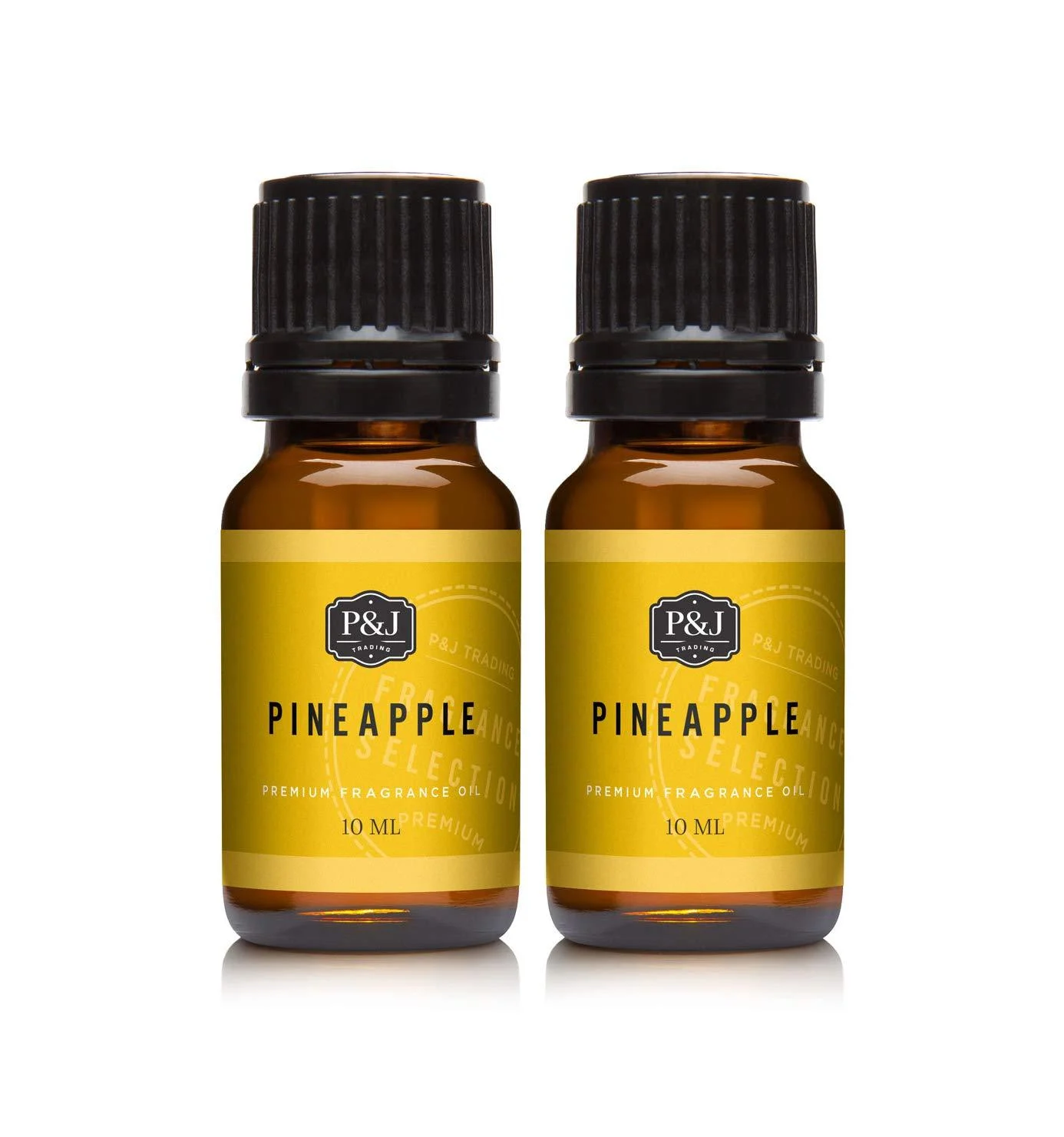 P&J Trading Fragrance Oil | Pineapple Oil 10ml 2pk - Candle Scents for Candle Making Freshie Scents Soap Making Supplies Diffuser Oil Scents