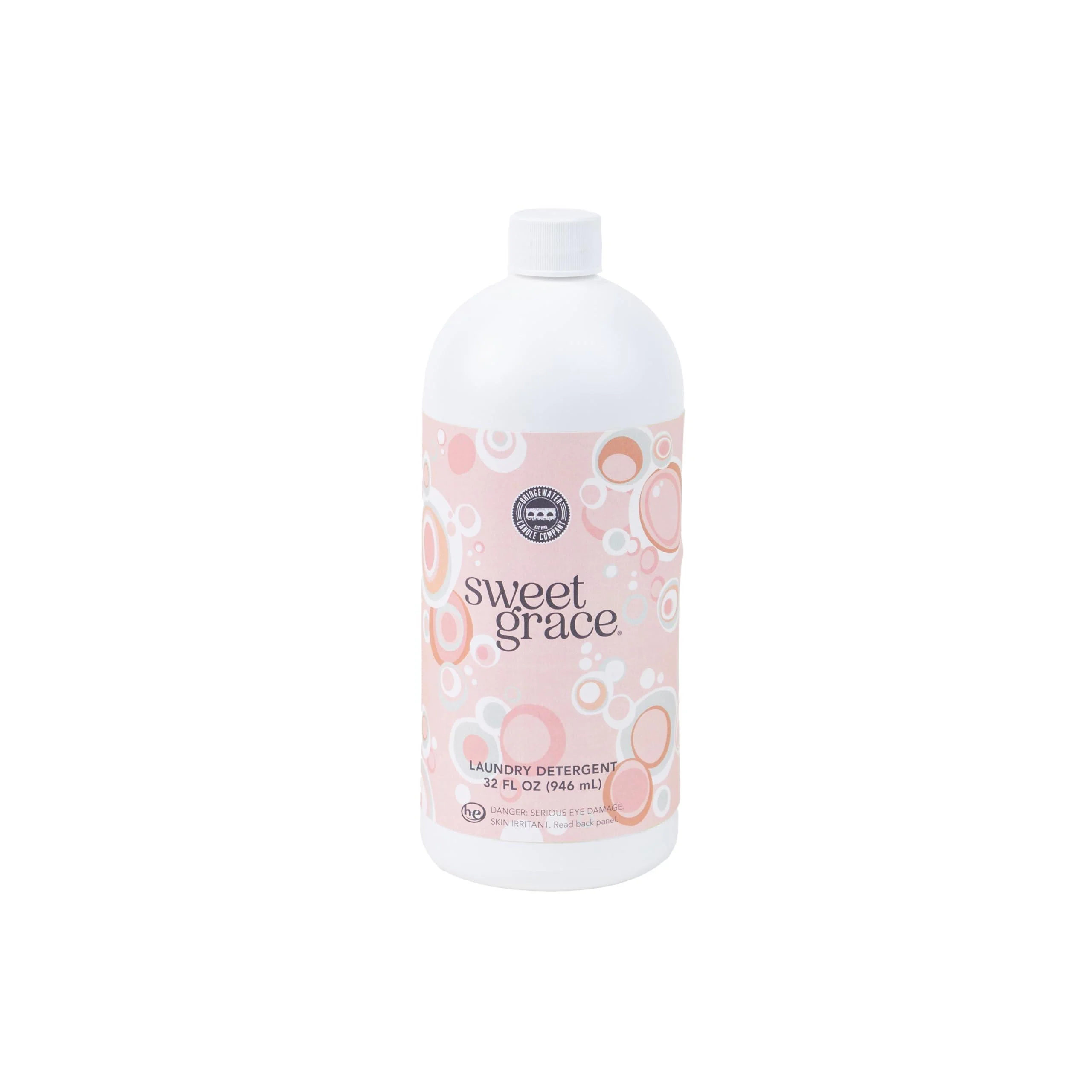 Bridgewater Candle Sweet Grace 32 oz Laundry Detergent Liquid | Highly Scented Luxury Laundry Experience | Deep Cleaning and Powerfully Fragranced Large Detergent