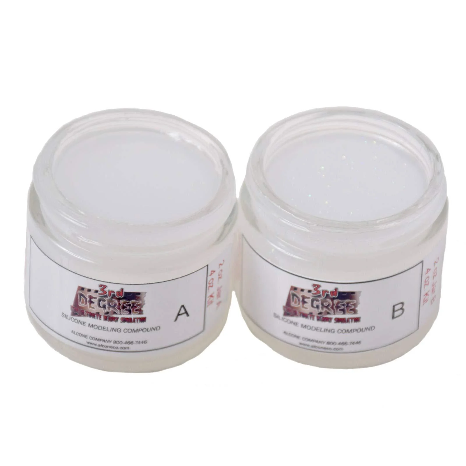 3rd Degree A Silicone Molding Compound Wound Scar Prosthetic SFX Simulation Clear 2oz