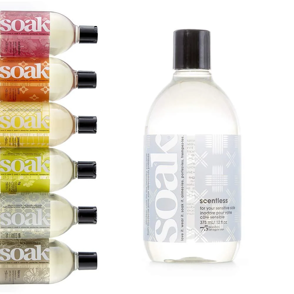 SOAK - Detergent for delicate laundry Modern Laundry Care environmentally friendly 375ml Scentless Fragrance-free 375 ml (1 pack)
