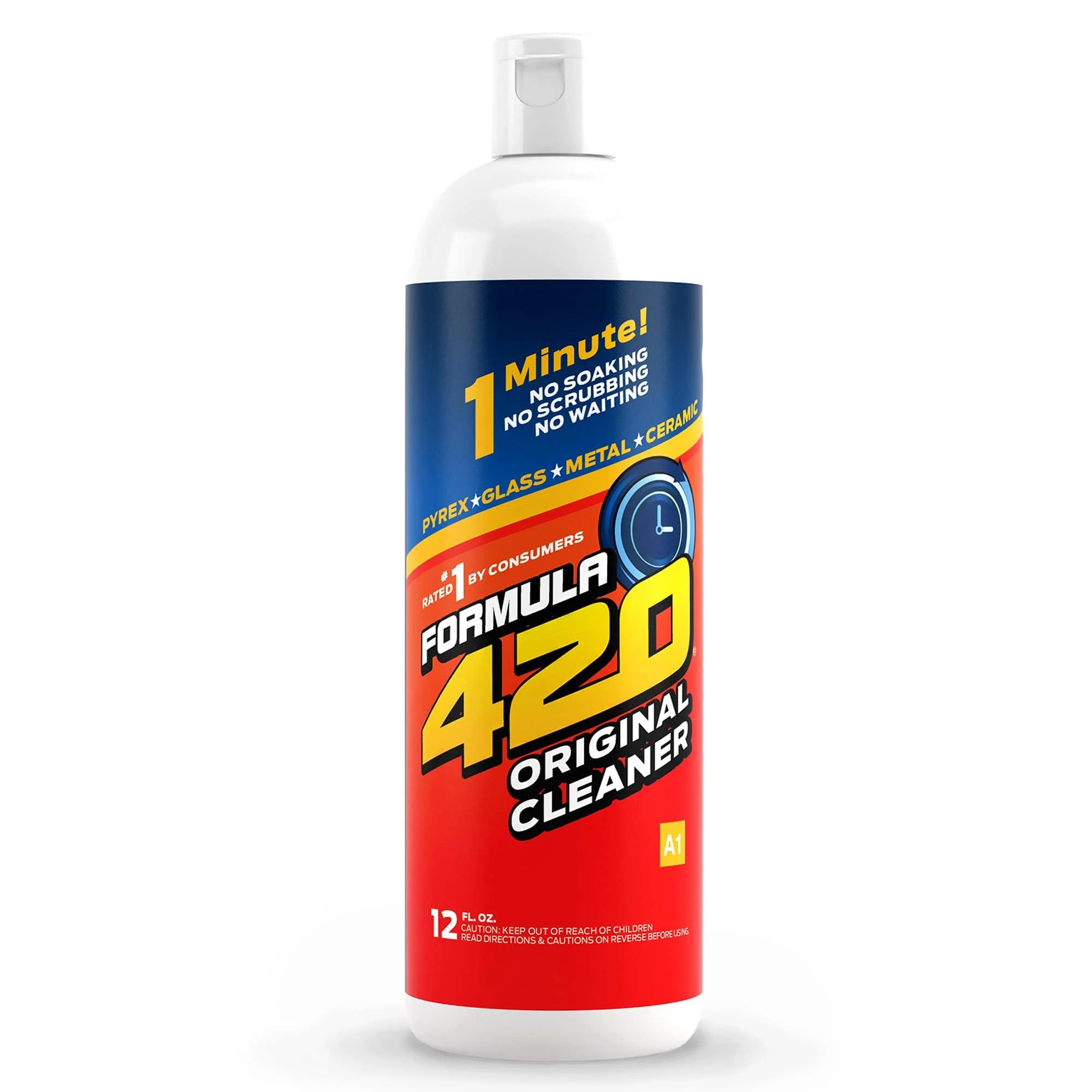 FORMULA 420 CLEANER - GLASS METAL & CERAMIC CLEANSER 12 FL OZ