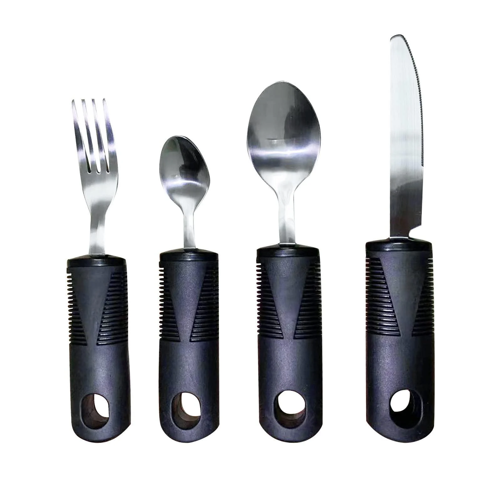 pieces of adapted cutlery for Parkinson's arthritis multiple sclerosis elderly shaky hands disabled people - Zhaocaigui
