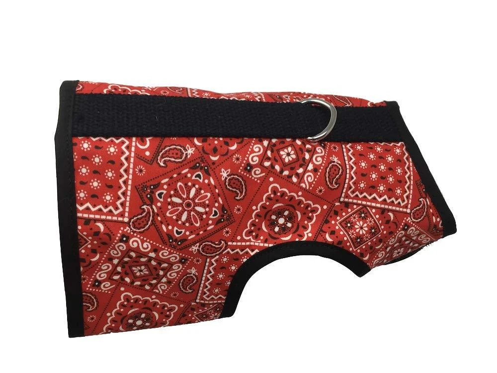 Kitty Holster Cat Harness S/M Red Bandana