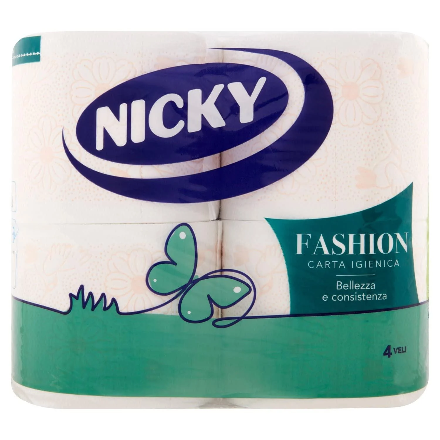 Nicky Fashion toilet paper 4-ply 4 rolls