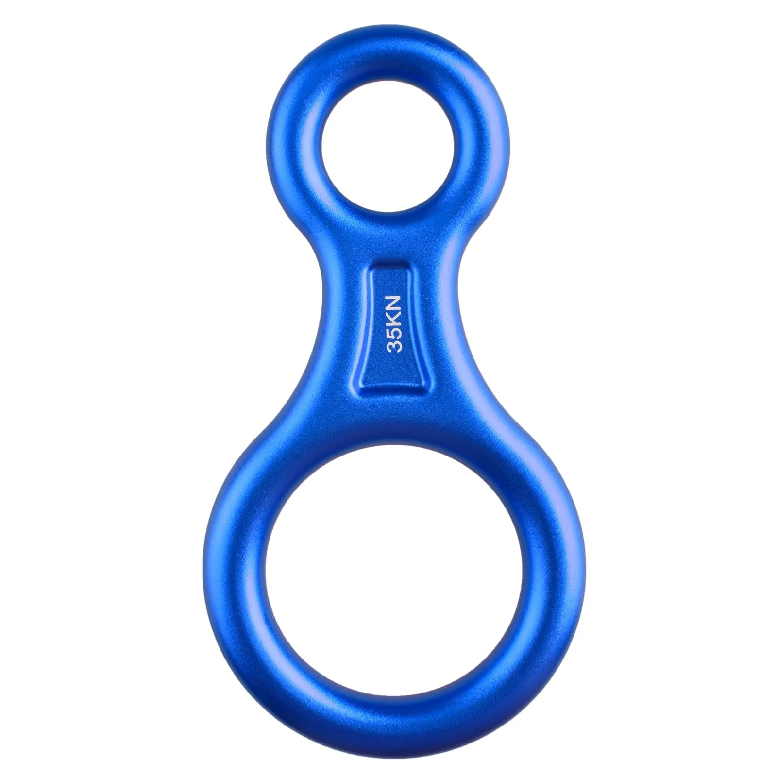 TRIWONDER 35kN 50kN abseiling device climbing 8 descender for rope diameter 8-13 mm 35kN Blue