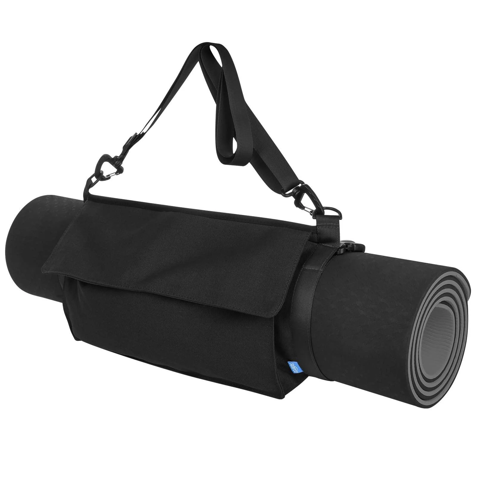 CAMSTIC Yoga Mat Carrier Strap Shoulder Bag with Large Compartment Zipper Pocket
