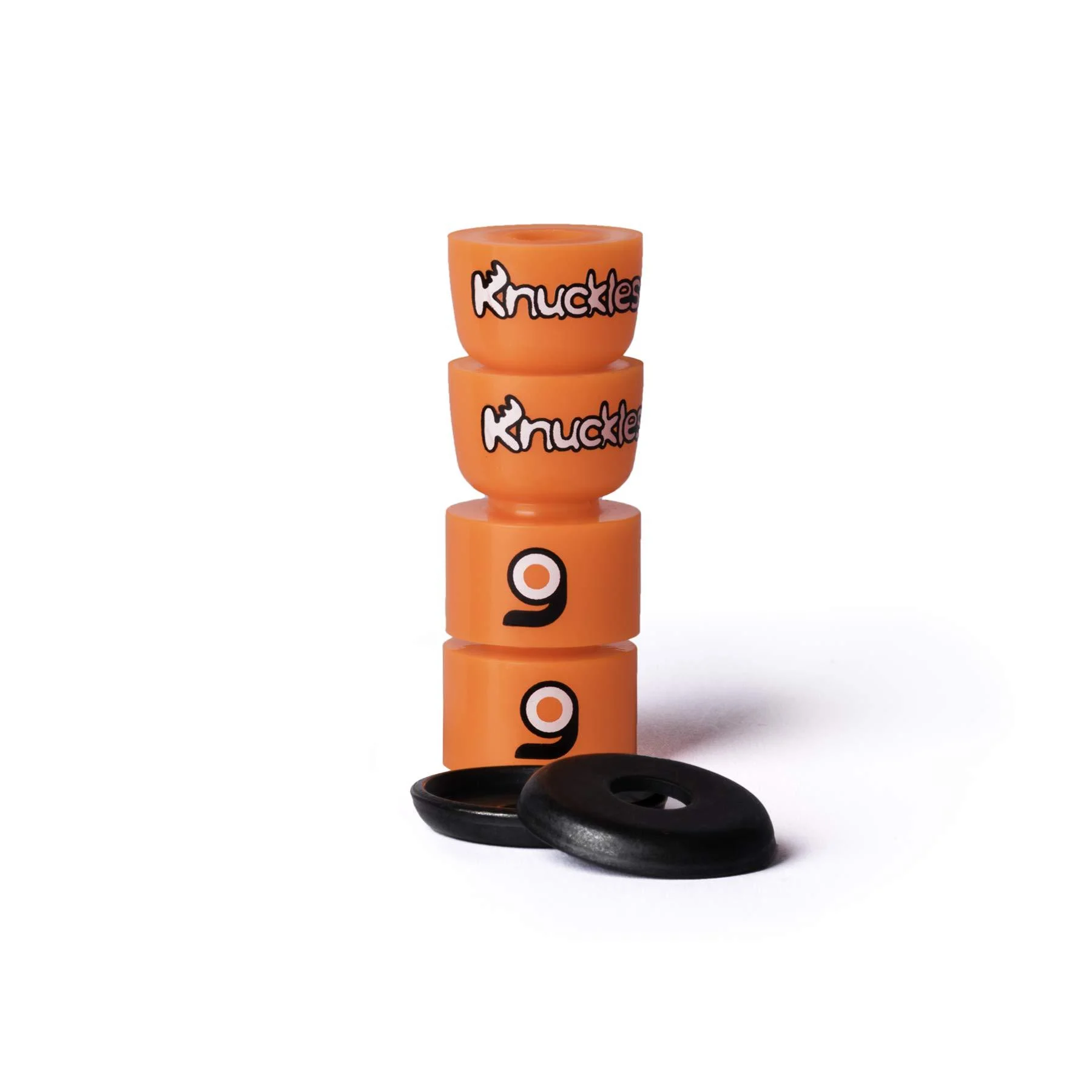 Orangatang Knuckles Longboard Skateboard Truck Bushings (Set of 4) Orange, Soft