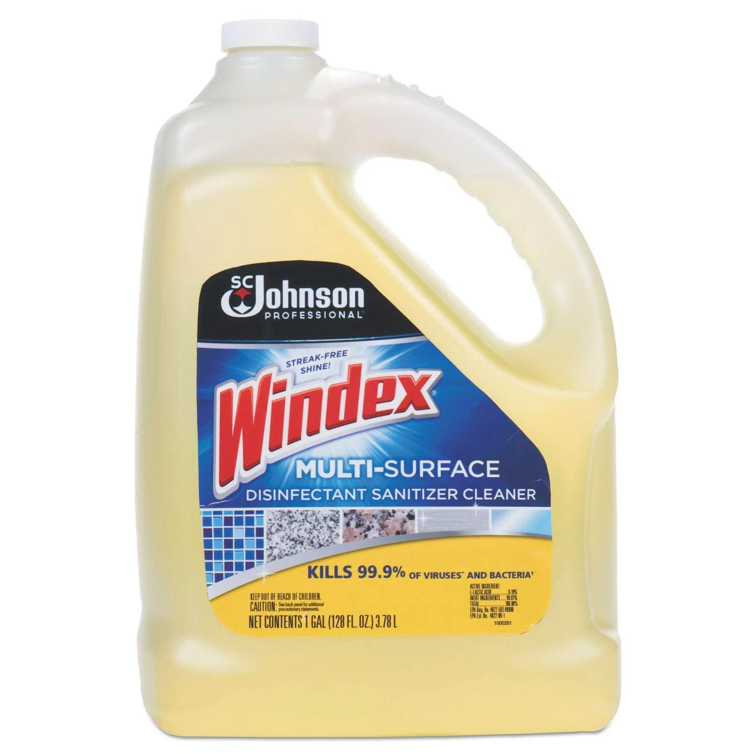 Multi-Surface Disinfectant Cleaner, Citrus, 1 gal Bottle