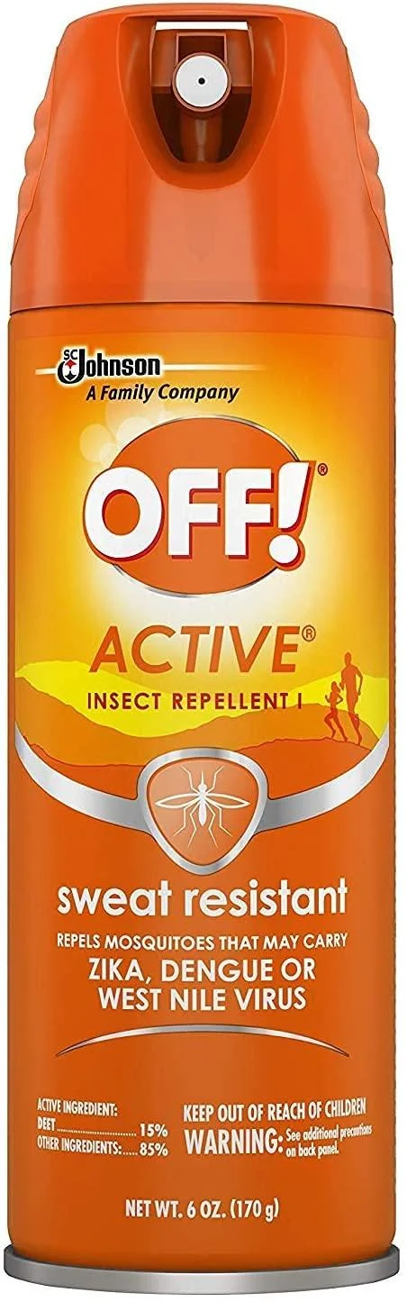 OFF! Active Insect Repellent, Sweat Resistant 6 oz ( Pack of 12)