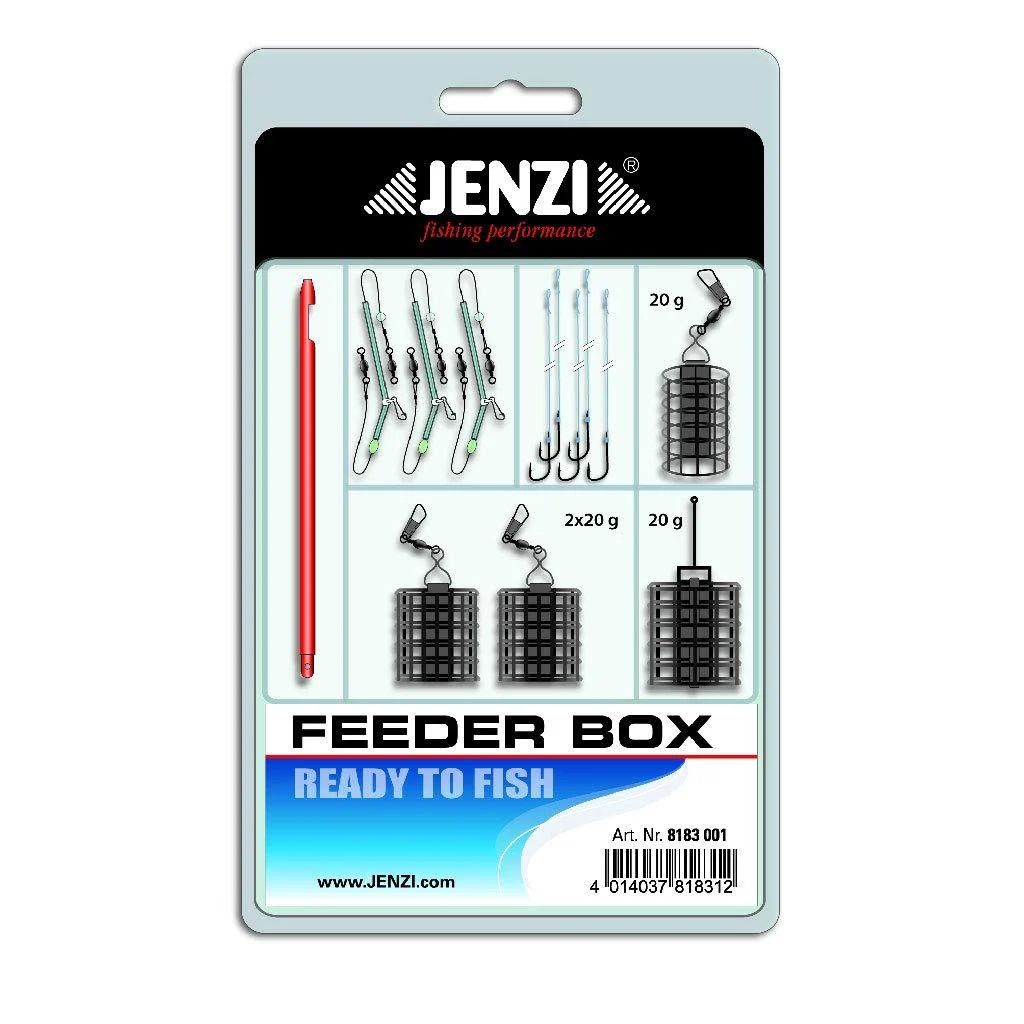 Jenzi basic fishing set feeder box