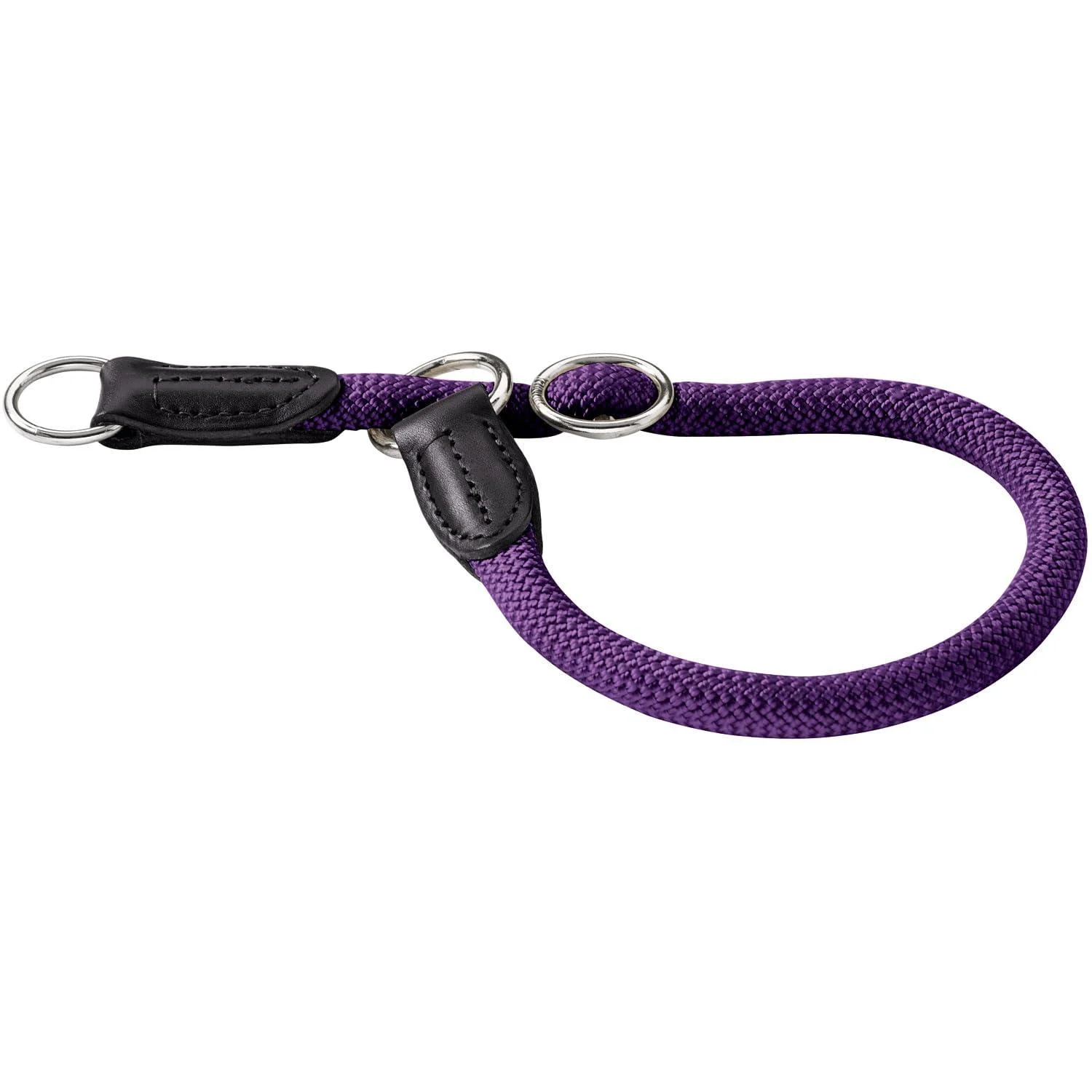 HUNTER Freestyle dressage collar dog collar pull stopper robust weatherproof 60 (L-XL) purple 60 (L-XL) purple