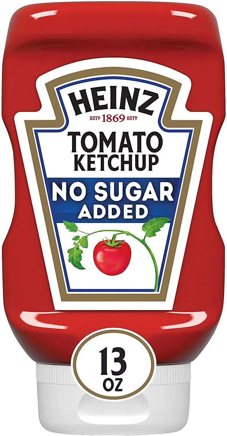 Heinz Tomato Ketchup with No Sugar Added (13 oz Bottle) No Added Sugar 13 oz