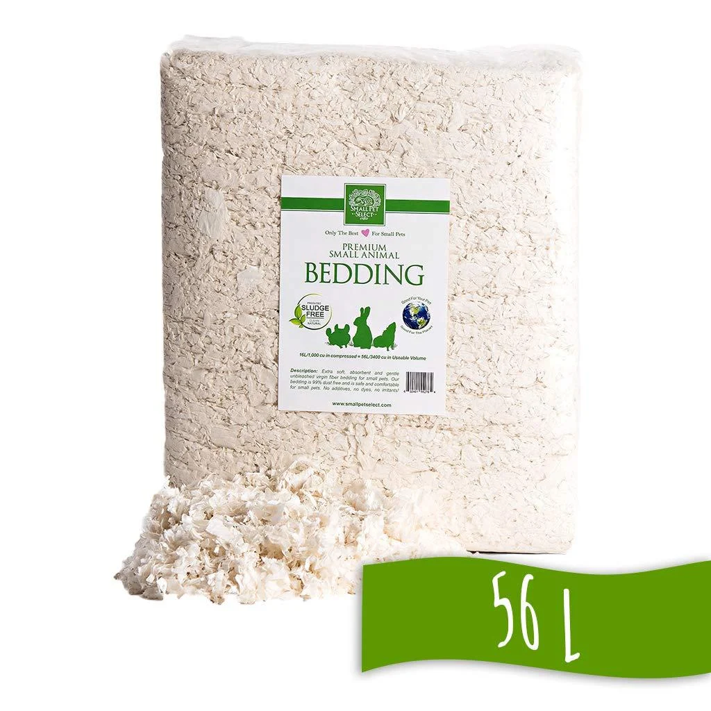 Small Pet Select Unbleached White Paper Bedding