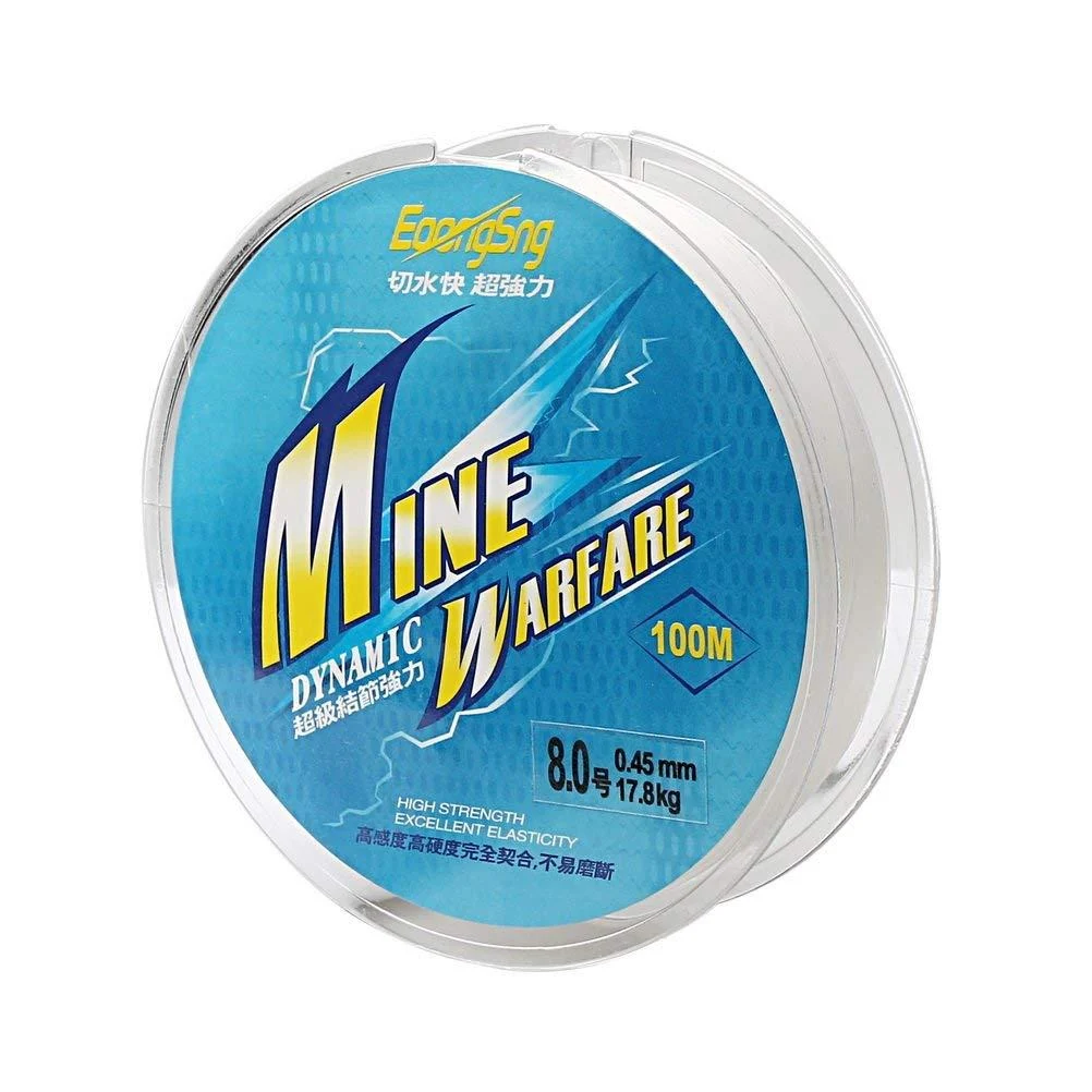 Siming 100 m fishing line strong transparent nylon thread/monofilament fishing lines