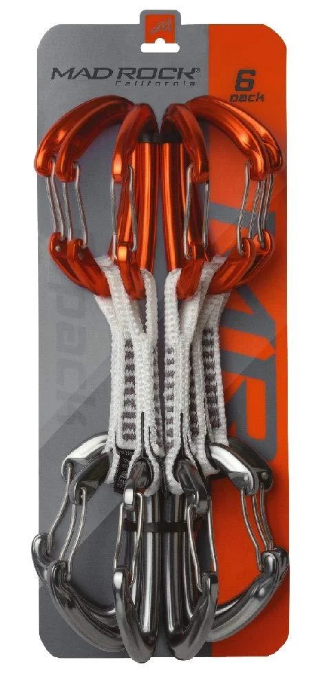Mad Rock Concorde Quickdraw Set Orange / Silver 6 Pack