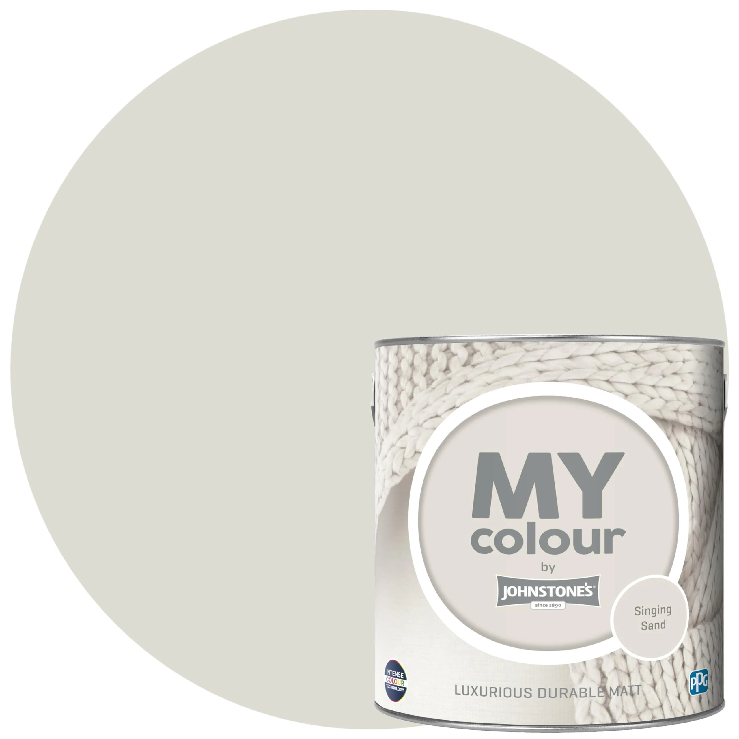MY colour by Johnstone's - Luxurious Durable Matt - Singing Sand - Colour Intense Technology - 2.5L Singing Sand 2.5L