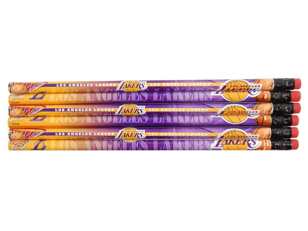 WinCraft NBA Pencil (6 Pack) Los Angeles Lakers