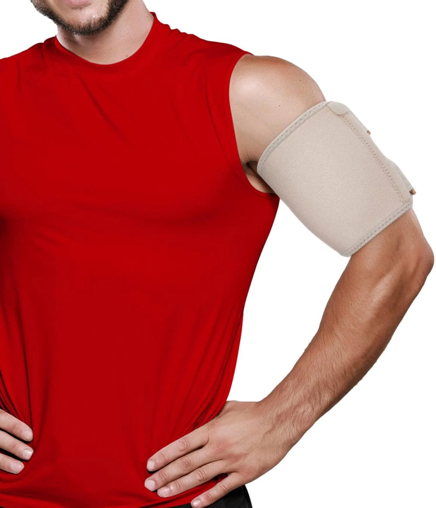 Bicep Tendonitis Brace - Bicep Compression Sleeve For Triceps & Biceps Muscle Support Upper Arm Tendonitis Pain Relief Or Bicep Strains Bicep Tendonitis Sleeve Arm Wrap Bands Men Women XL 16" to 20"