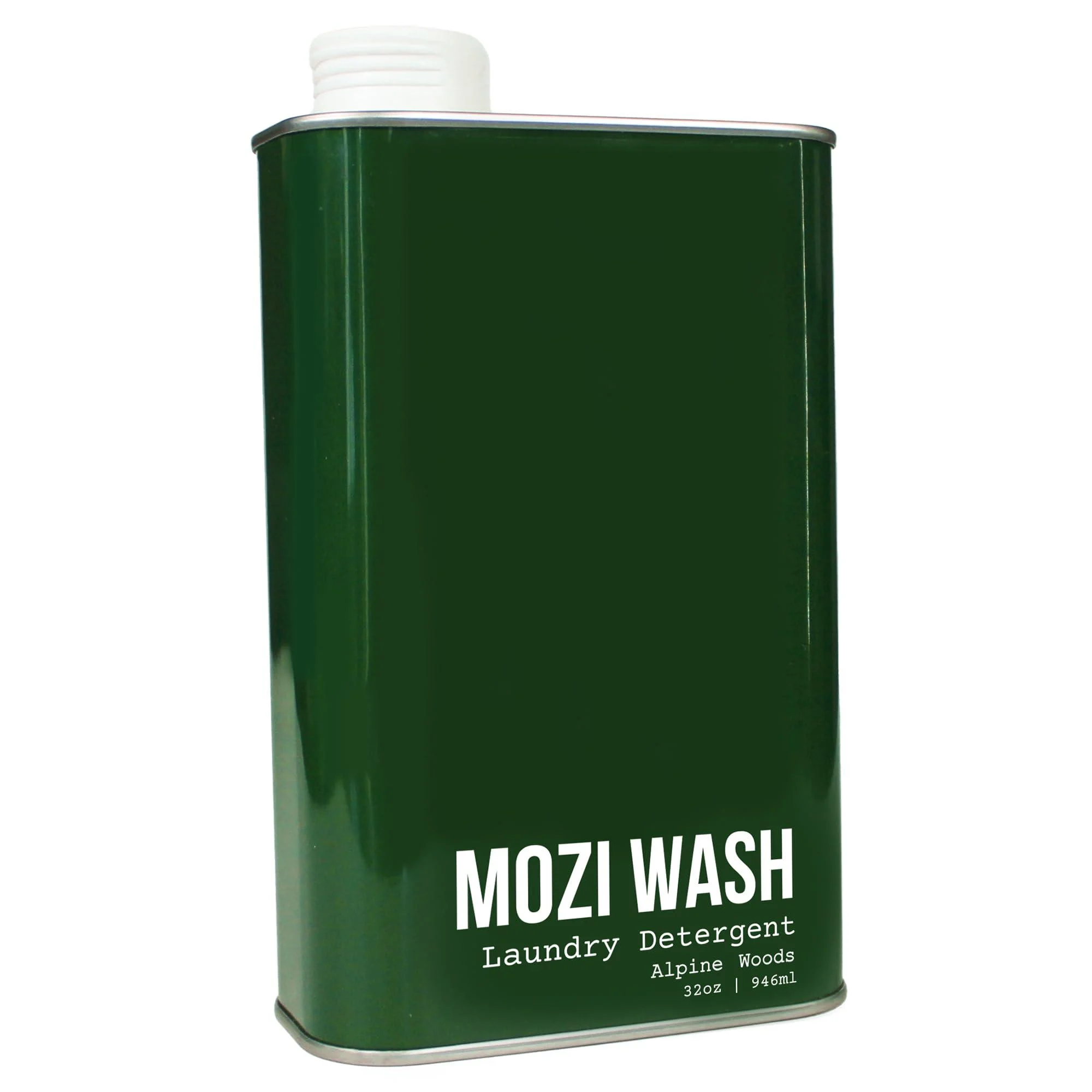 Laundry Detergent Liquid Alpine Woods 50+ Loads Concentrated Plant Based Cruelty & Dye Free Phosphate & Paraben Free Earth Friendly Long Lasting Fresh Scent 32 oz Recyclable Bottle - Mozi Wash
