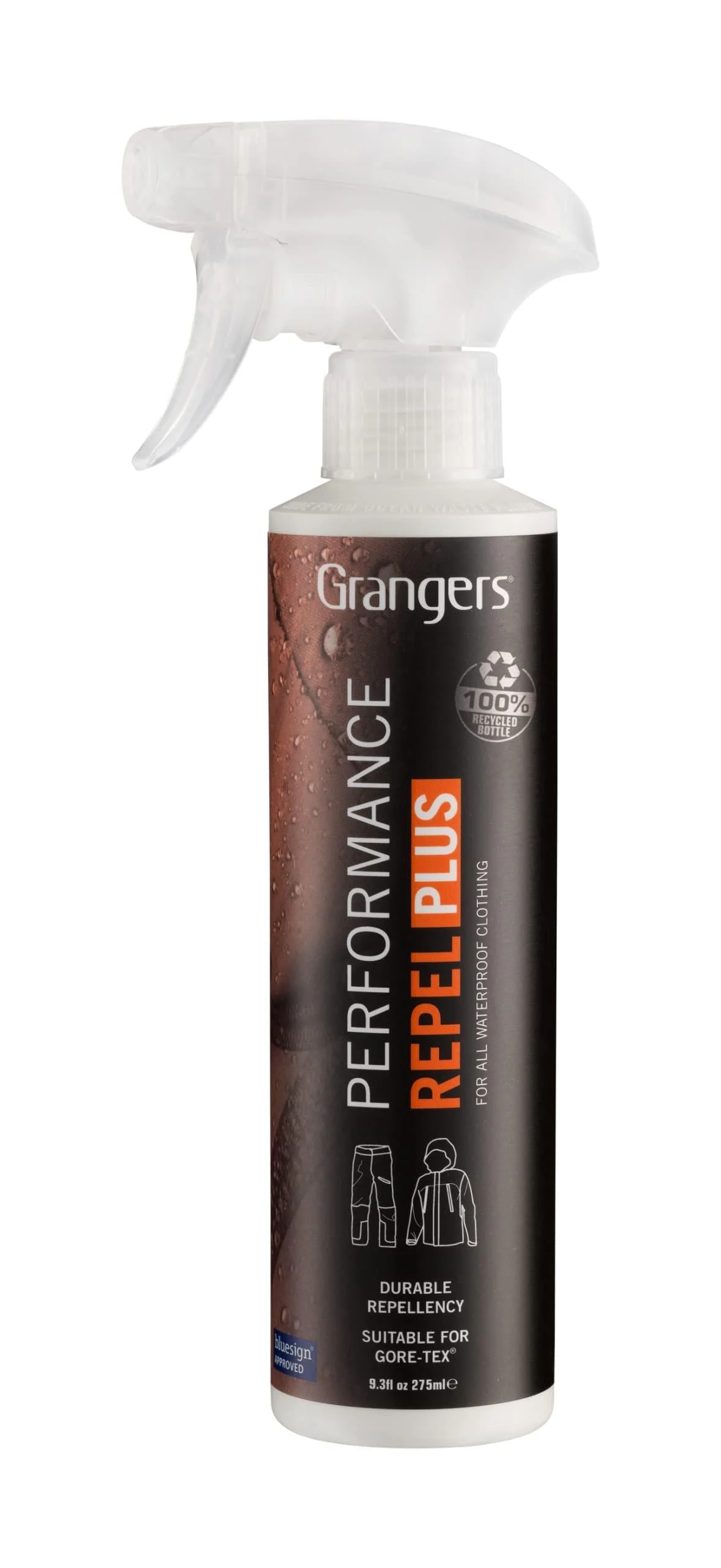 Grangers Performance Repel Plus 275ml Restores Water-Repellent finish Maximises Breathability Bluesign Approved PFC Free Single