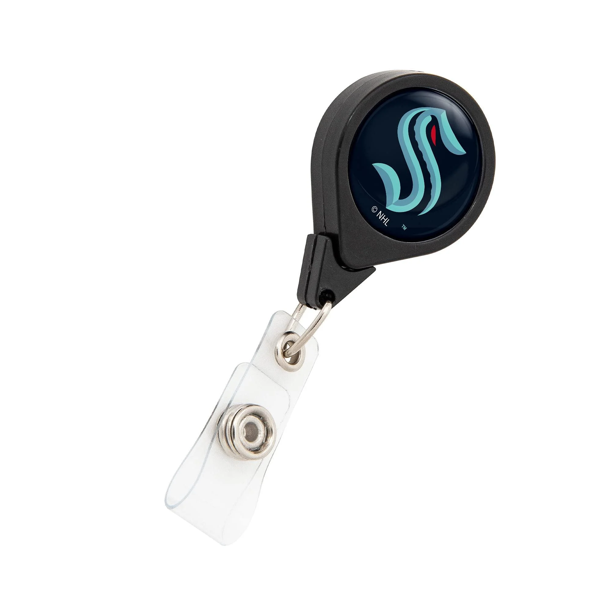Seattle Kraken NHL Team Retractable Badge Holder Ticket Clip Reel ID - Desert Cactus