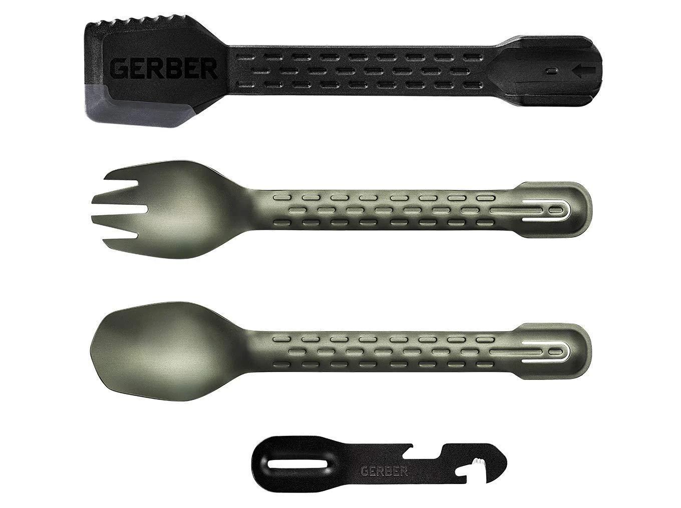 GERBER ComplEAT, Camp Cooking Tool, Flat Sage 31-003467 Flat Sage Tool Set