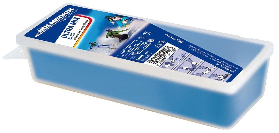 Holmenkol Unisex Adult Ultramix Blue Ski Wax blue 150 g