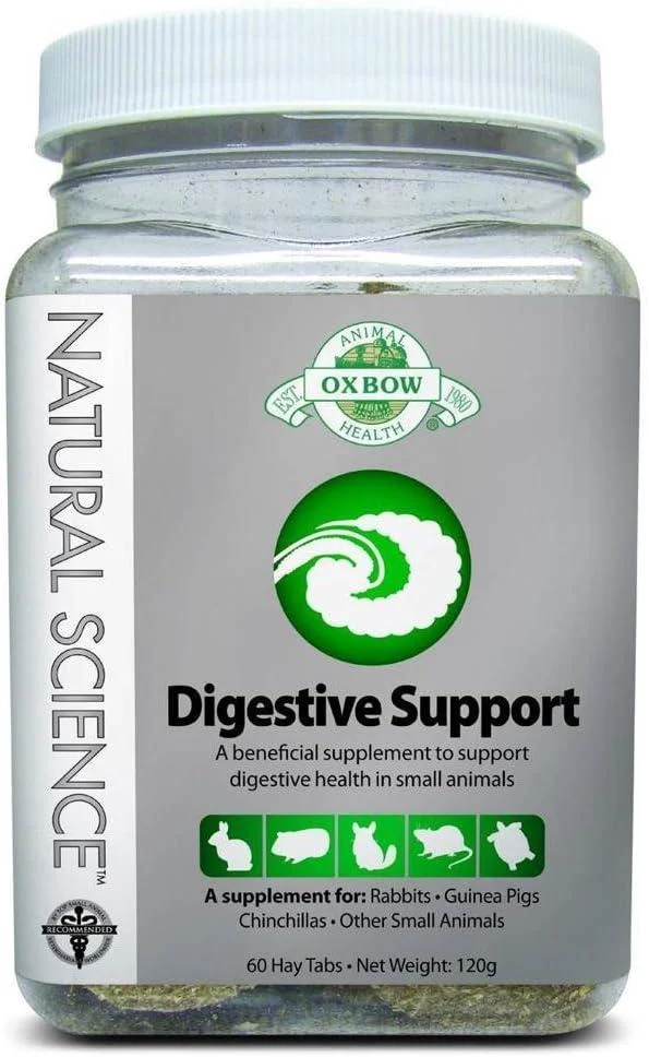 Oxbow Natural Science Digestive Supplement - High Fiber Supports Digestive Health in Small Animals 4.2 oz.