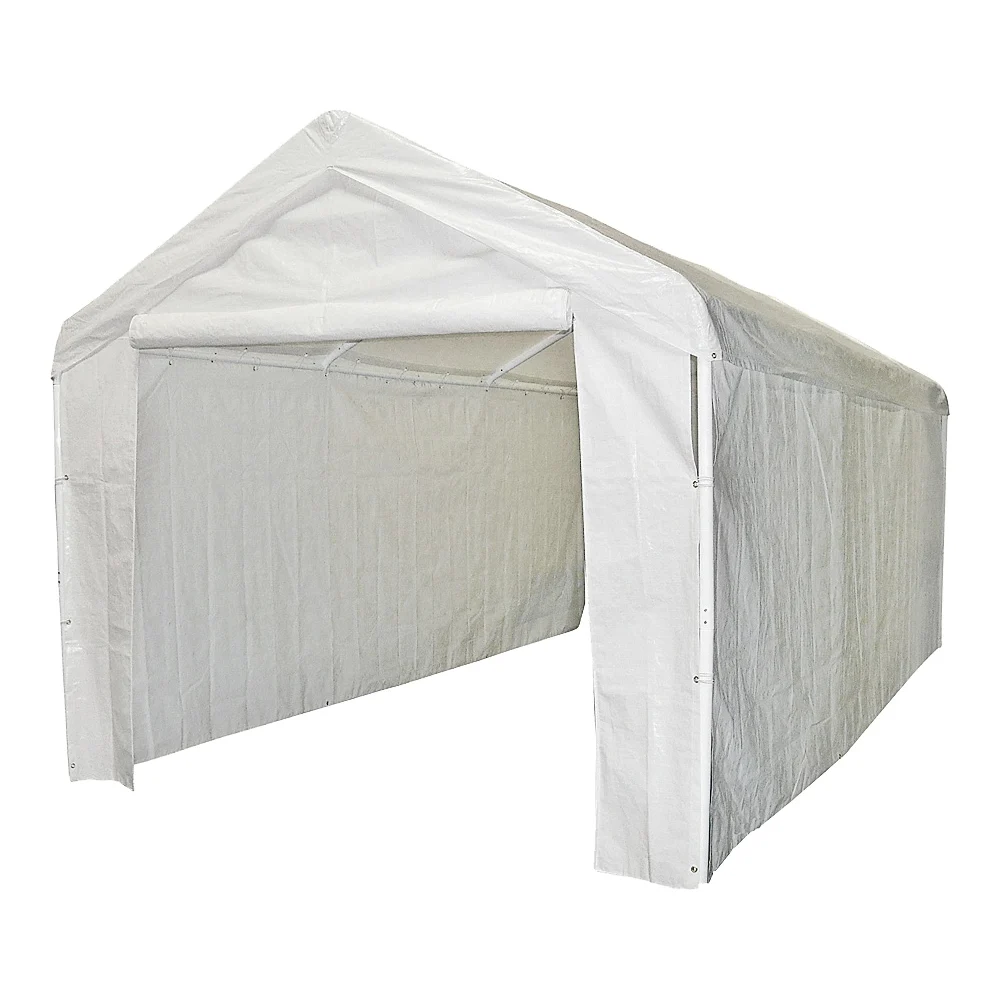 12000211010 Sidewall/Enclosure Kit, 10 ft W Exterior, 20 ft D Exterior, 6 ft H Exterior, Rectangle, White - Seasonal Trends