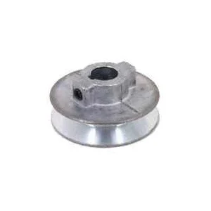600A-1/2 V-Groove Pulley, 1/2 in Bore, 6 in OD, 3-Groove, 5-3/4 in Dia Pitch, 1/2 in W x 11/32 in Thick Belt, Zinc